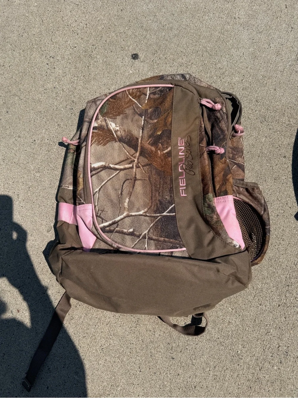 FieldLine Pink Camo Kids Backpack